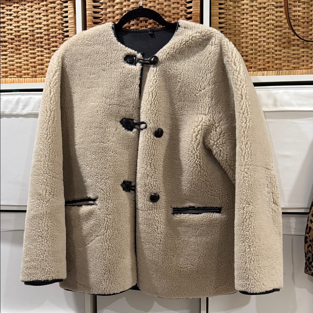 Cozy Cream Toggle Jacket